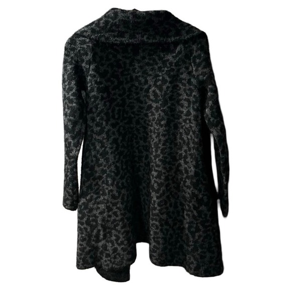 Adrienne Vittadini Animal Print Long Cardigan Sweater With Pockets S Small - Picture 5 of 5